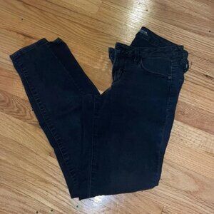 Old Navy Rockstar Super Skinny Jeans 6 Long 28x30 Black